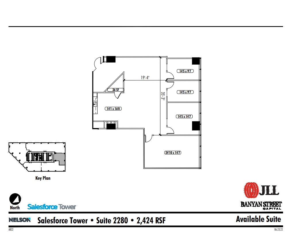 950 E Paces Ferry Rd NE, Atlanta, GA à louer Plan d’étage- Image 1 de 1