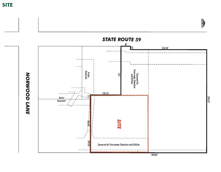Norwood Ln, Bartlett, IL à vendre - Plan de site - Image 3 de 3