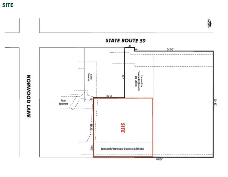 Norwood Ln, Bartlett, IL for sale - Site Plan - Image 3 of 3