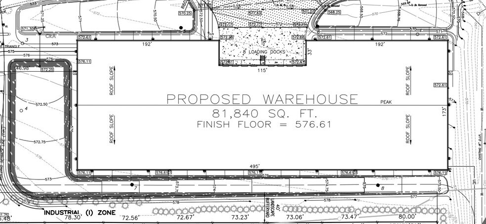 201 Center St, Hanover, PA à louer - Plan d’étage - Image 1 de 3
