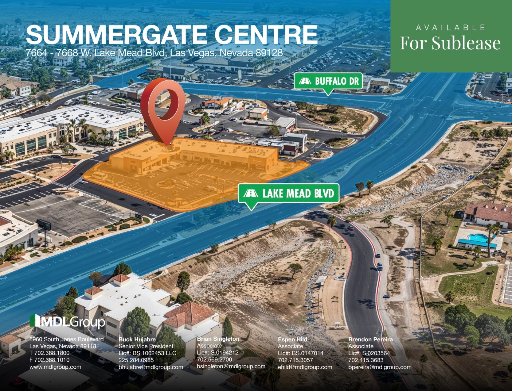 7664-7668 W Lake Mead Blvd, Las Vegas, NV for lease Primary Photo- Image 1 of 7