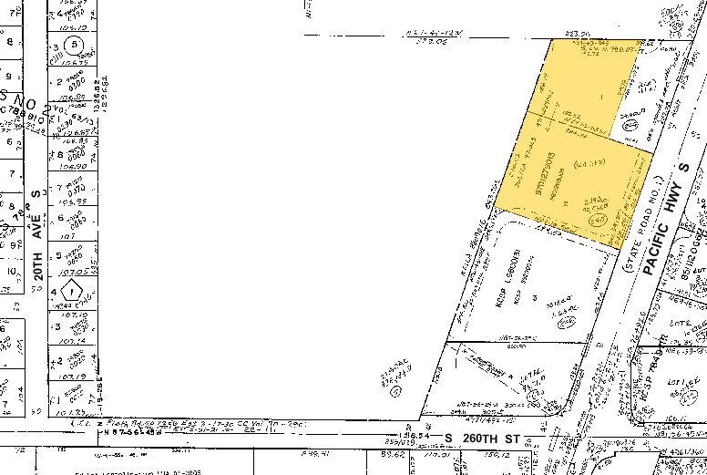 25940 Pacific Hwy S, Des Moines, WA à vendre - Plan cadastral - Image 2 de 5