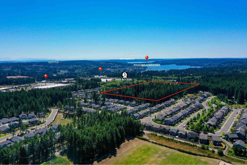 21555 Urdahl Rd NW, Poulsbo, WA for sale Aerial- Image 1 of 36