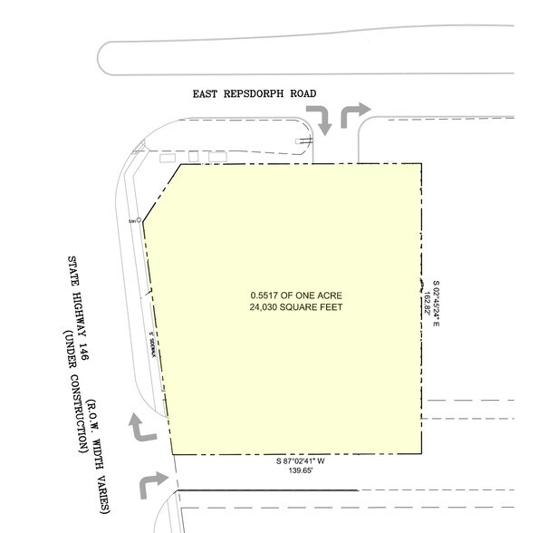 0 Highway 146, Seabrook, TX à louer - Plan de site - Image 2 de 5