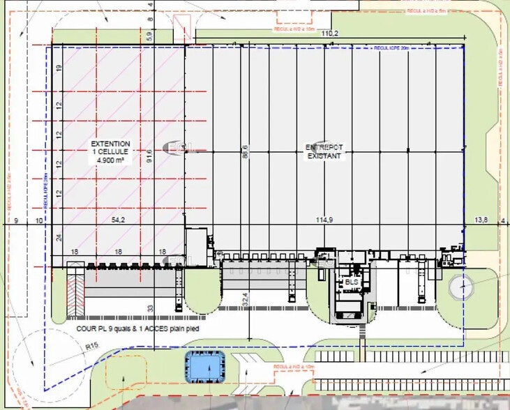 Industrial in Tournefeuille for lease - Site Plan - Image 2 of 4