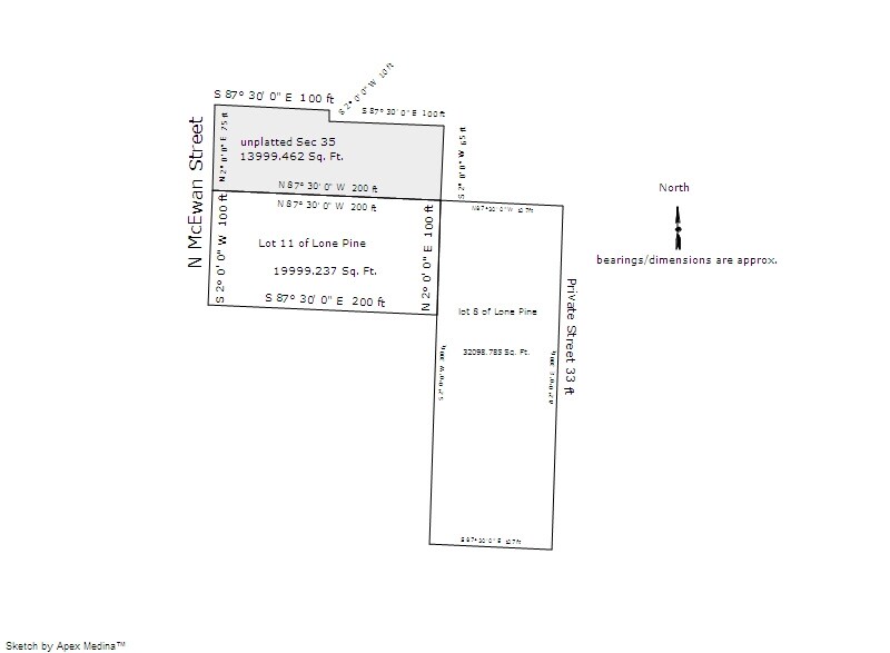 1430 N Mcewan St, Clare, MI à louer - Plan cadastral - Image 2 de 4