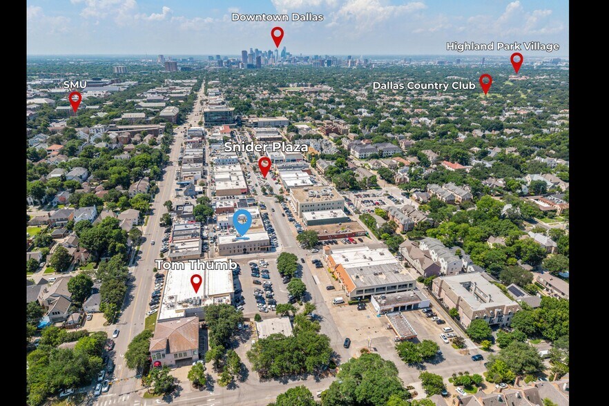 6801 Snider Plz, Dallas, TX à louer - Photo du bâtiment - Image 2 de 12