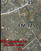 280 Sunshine Ln, New Braunfels, TX - Aérien Vue de la carte - Image1