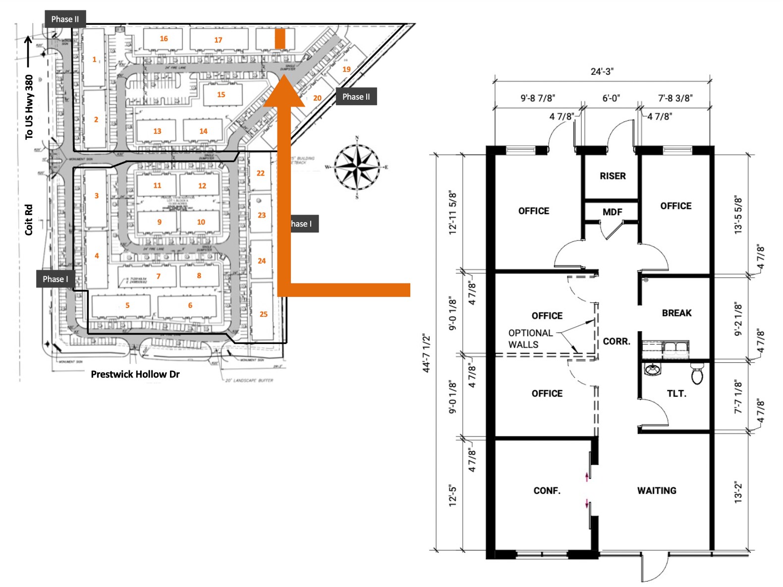 1400 N Coit Rd, McKinney, TX for lease Floor Plan- Image 1 of 8