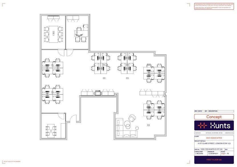 16 St Clare St, Londres à louer - Plan d’étage - Image 1 de 8