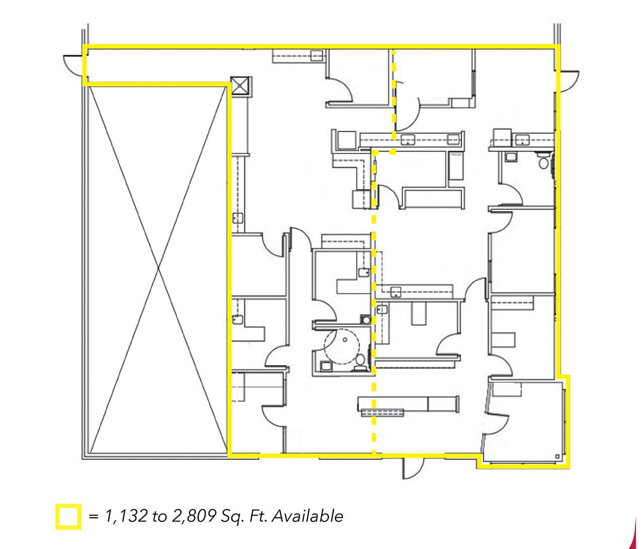 4518-4522 Monona Dr, Madison, WI à louer Plan d’étage- Image 1 de 1
