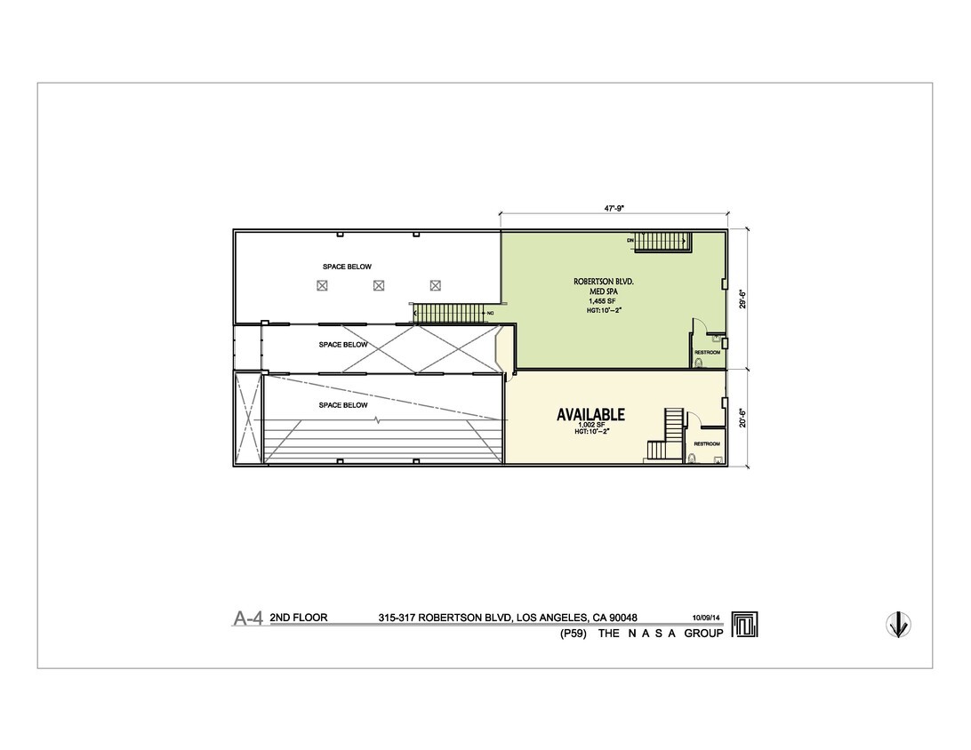 317 N Robertson Blvd., West Hollywood, CA à louer Plan d  tage- Image 1 de 1