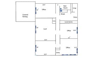 1075 Orienta Ave, Altamonte Springs, FL à louer Plan d’étage- Image 1 de 1