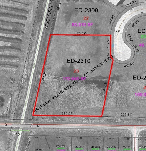 701 Millennium Ct, De Pere, WI à vendre - Aérien - Image 3 de 5