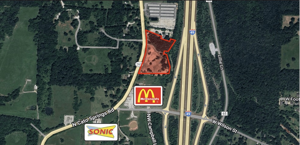 6.2 Acres N Cato Springs, Greenland, AR for sale - Building Photo - Image 1 of 1