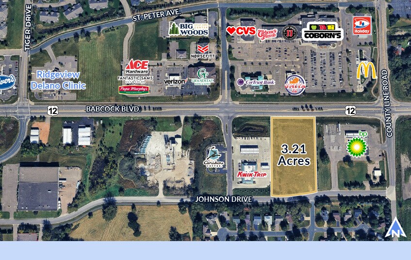 5885 Highway 12 SE, Delano, MN for sale - Aerial - Image 1 of 2
