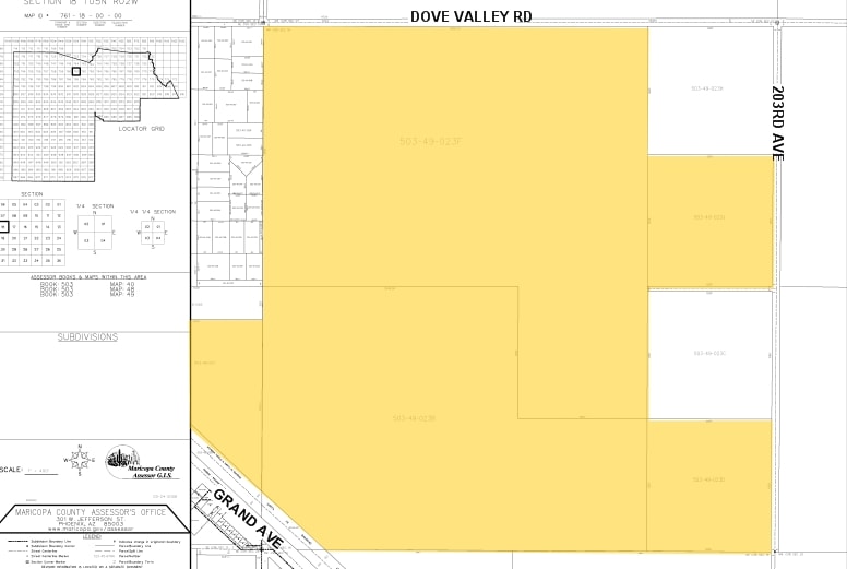 US 60, Wittmann, AZ à vendre - Plan cadastral - Image 2 de 2