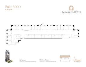 2200 Ross Ave, Dallas, TX à louer Plan d  tage- Image 1 de 1