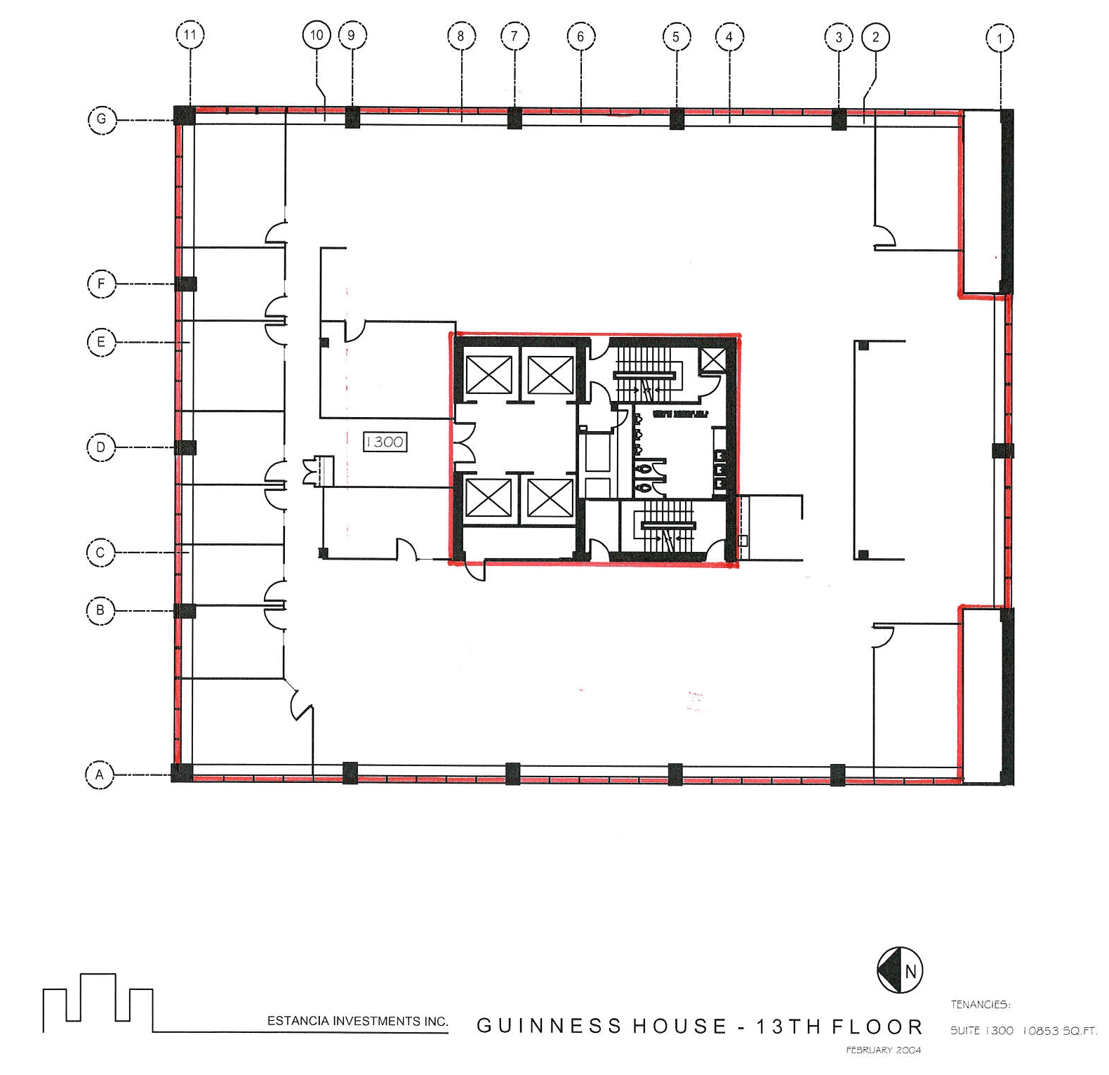 727 7th Ave SW, Calgary, AB à louer Plan d’étage- Image 1 de 1