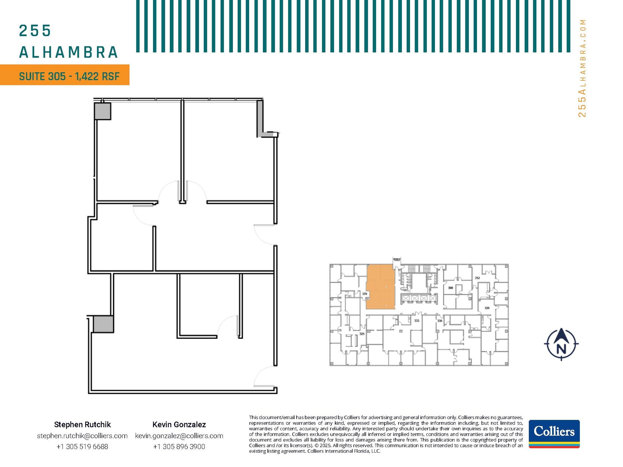 255 Alhambra Cir, Coral Gables, FL for lease Floor Plan- Image 1 of 1