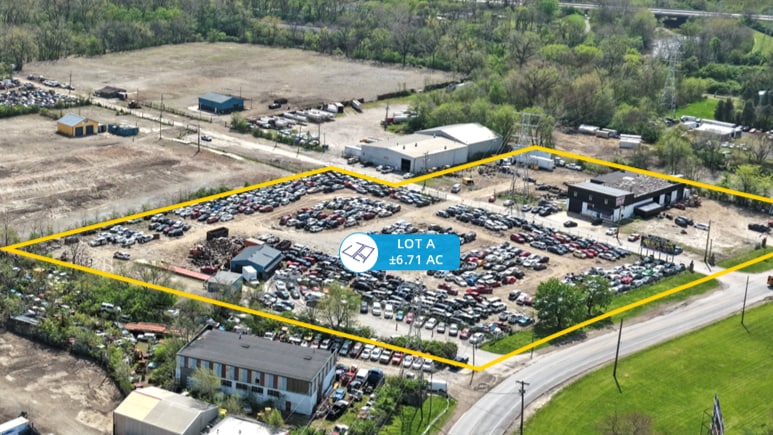 315 S Tibbs Ave, Indianapolis, IN for lease - Aerial - Image 3 of 5