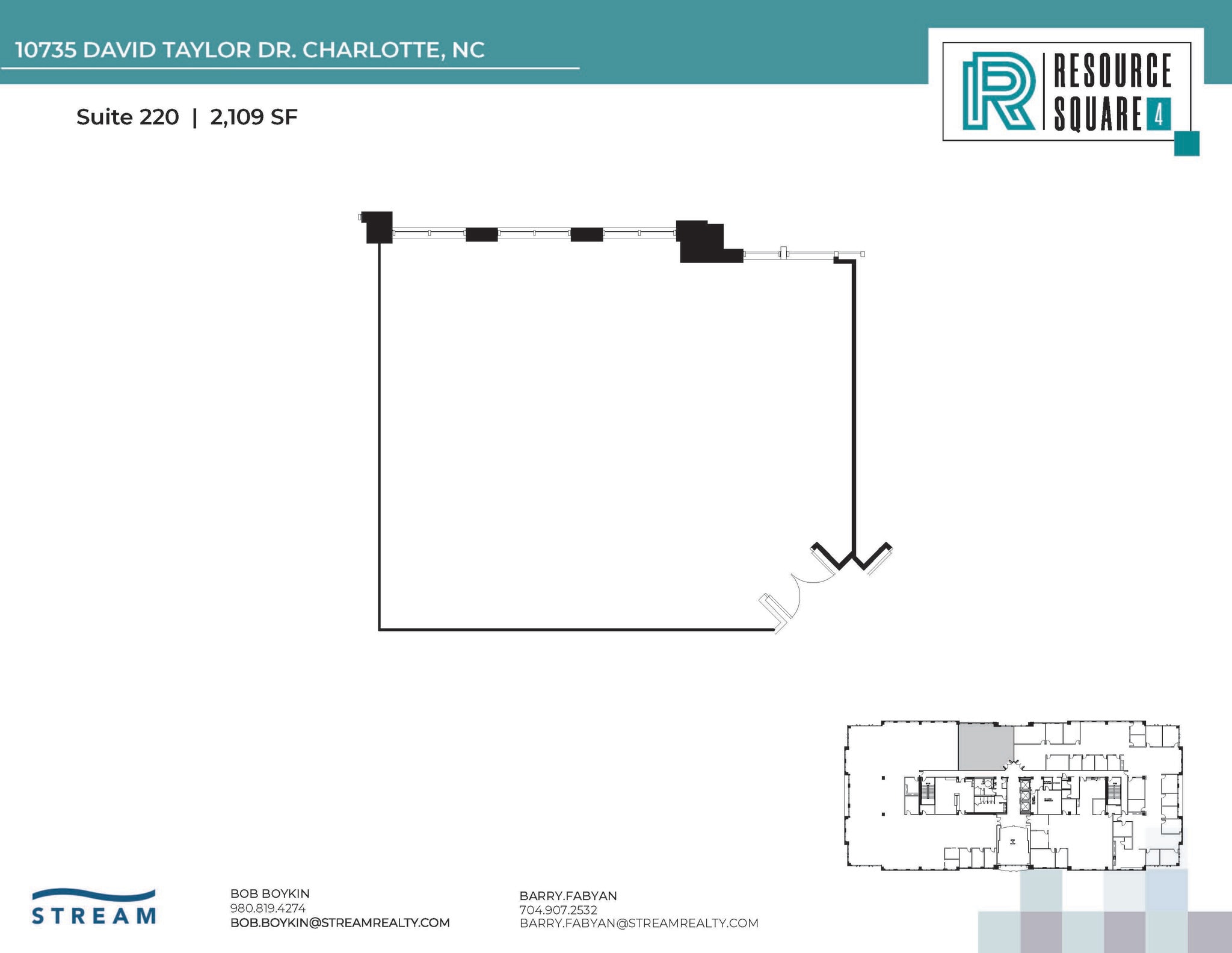 10735 David Taylor Dr, Charlotte, NC for lease Floor Plan- Image 1 of 1