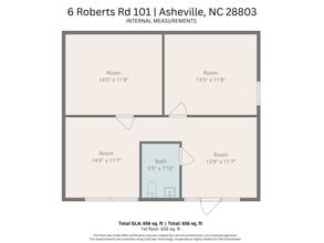 6 roberts Rd, Asheville, NC à louer Plan d’étage type- Image 1 de 10