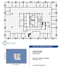 540 5th Ave SW, Calgary, AB for lease Floor Plan- Image 1 of 1