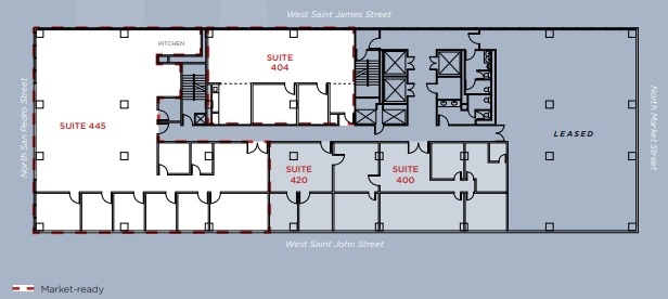 111 W Saint John St, San Jose, CA for lease Floor Plan- Image 1 of 1