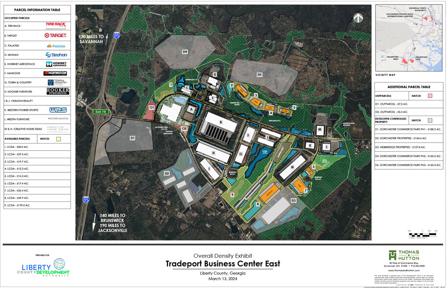 Sunbury Rd, Midway, GA à vendre - Plan cadastral - Image 2 de 2