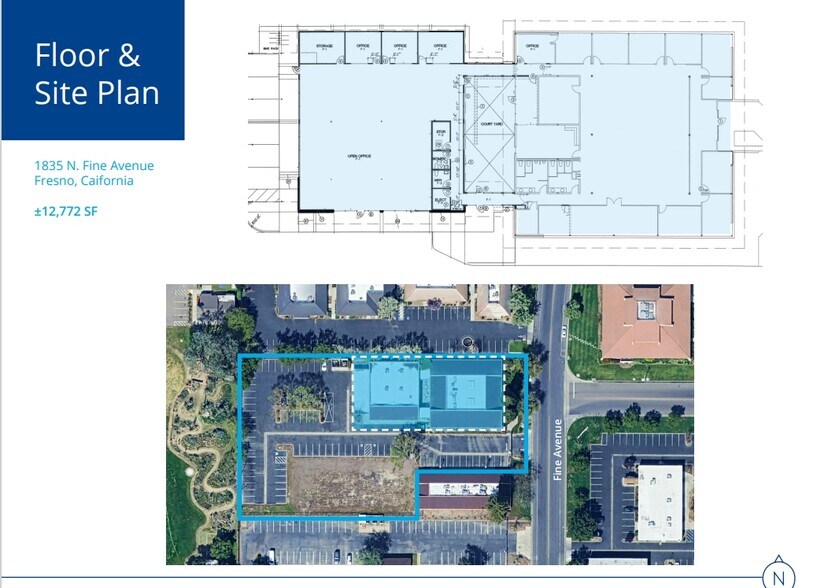1835 N Fine Ave, Fresno, CA à vendre - Plan d’étage - Image 2 de 3