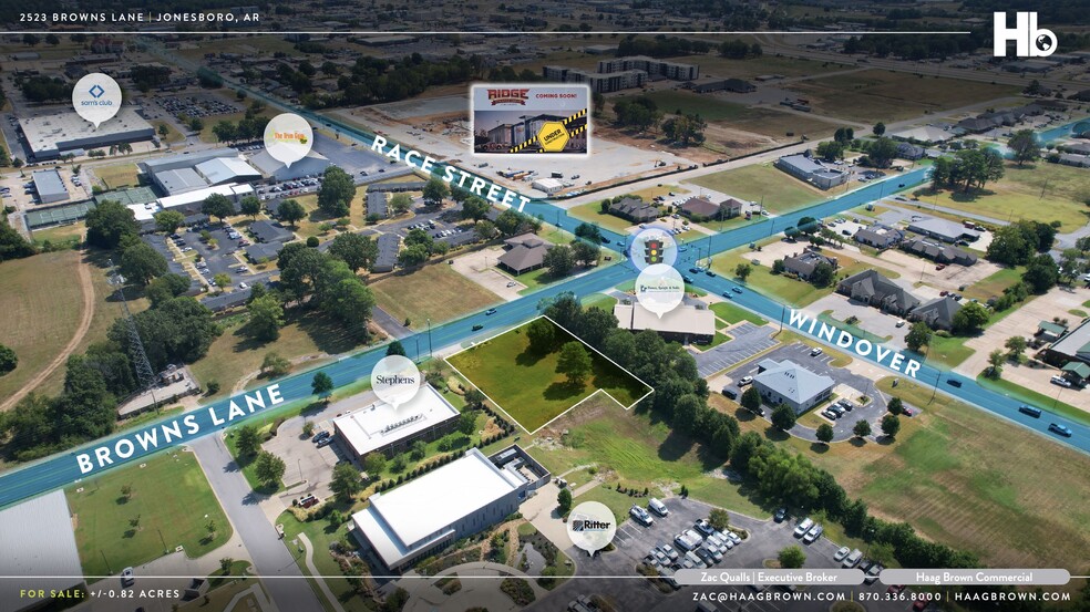 2523 Browns Ln, Jonesboro, AR à vendre - Aérien - Image 3 de 3