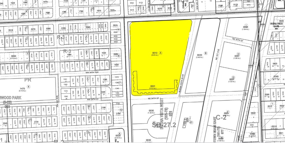 3401 N Miami Ave, Miami, FL à vendre - Plan cadastral - Image 1 de 1