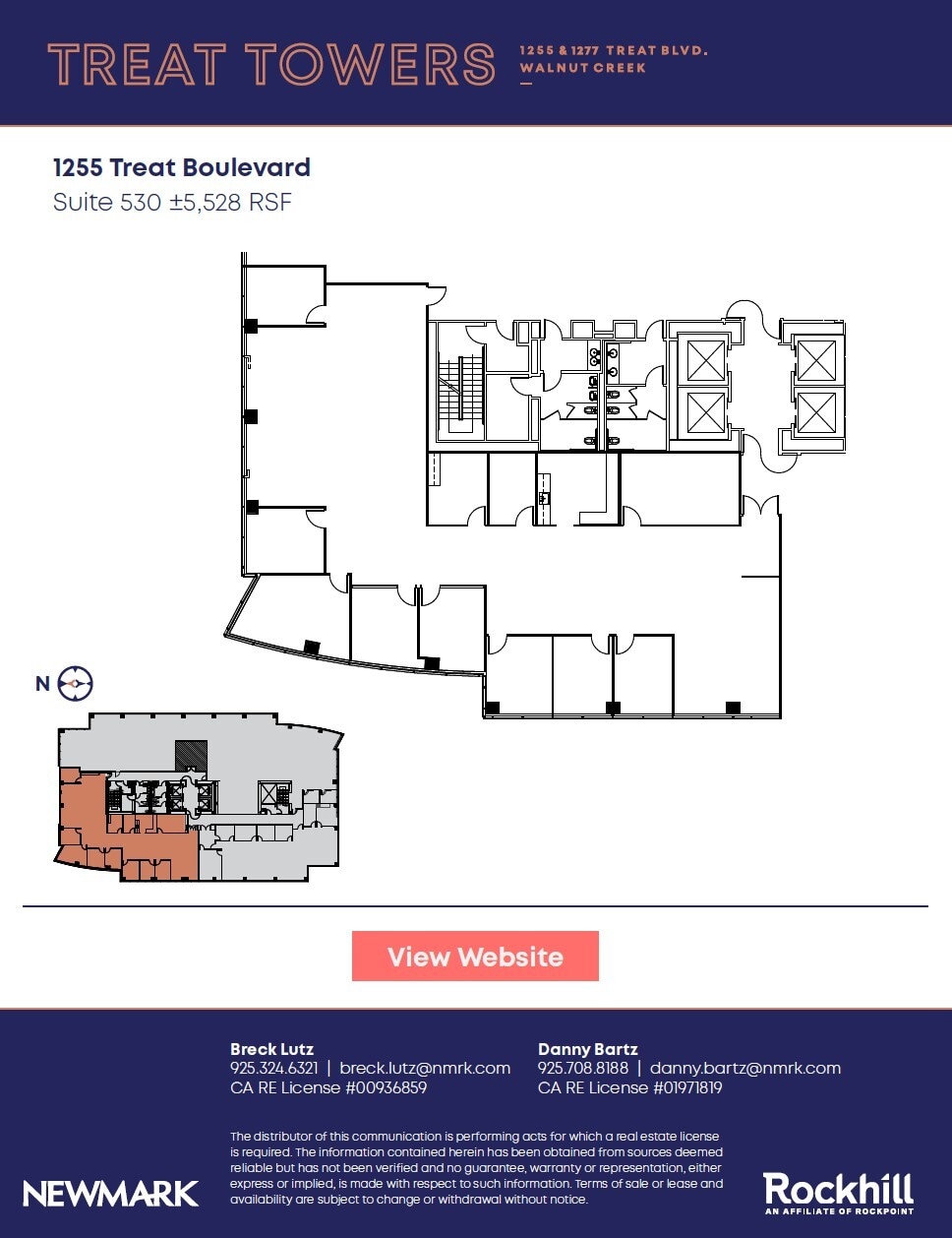1255 Treat Blvd, Walnut Creek, CA for lease Floor Plan- Image 1 of 1