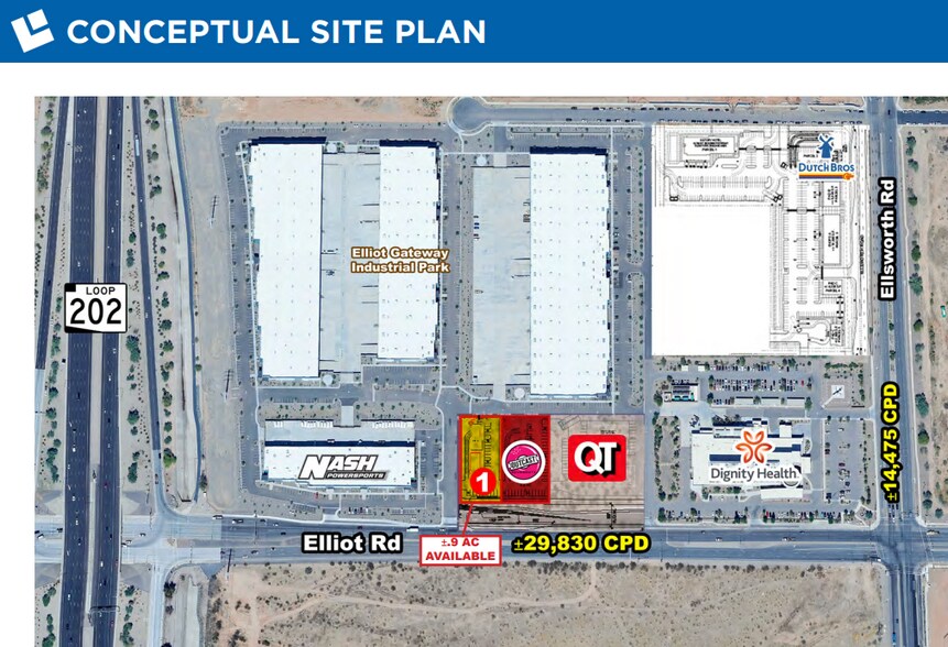 9014 Elliot Road, Mesa, AZ à louer - Photo du bâtiment - Image 2 de 3