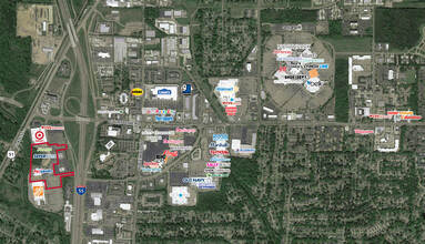 6351-6365 I 55 N, Jackson, MS - aerial  map view