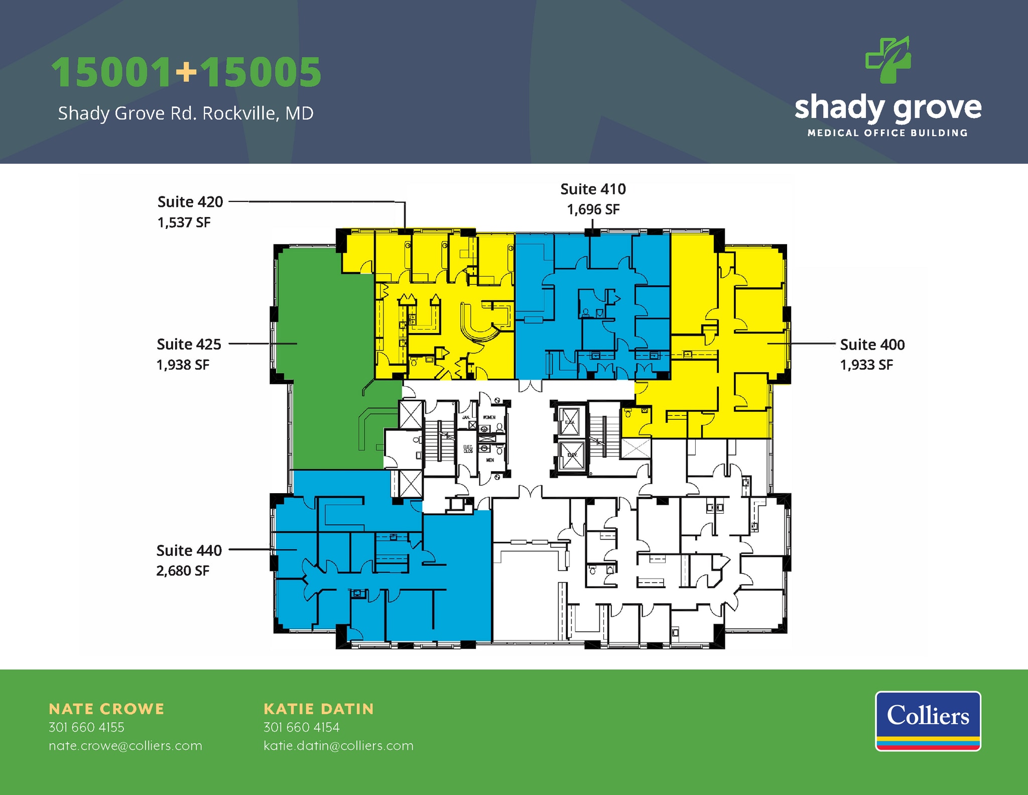 15005 Shady Grove Rd, Rockville, MD à louer Plan d’étage- Image 1 de 1