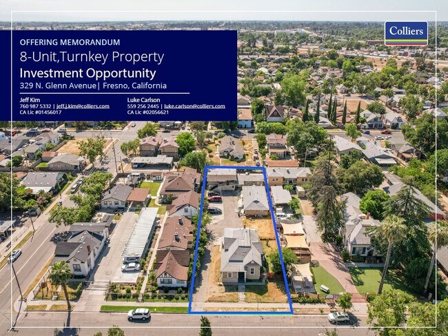 Plus de détails pour 329 N Glenn Ave, Fresno, CA - Multi-résidentiel à vendre