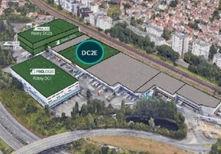 Rosny-sous-Bois, SSD - Aérien Vue de la carte