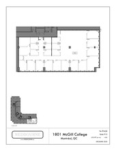 1801 Av McGill College, Montréal, QC à louer Plan d  tage- Image 1 de 1