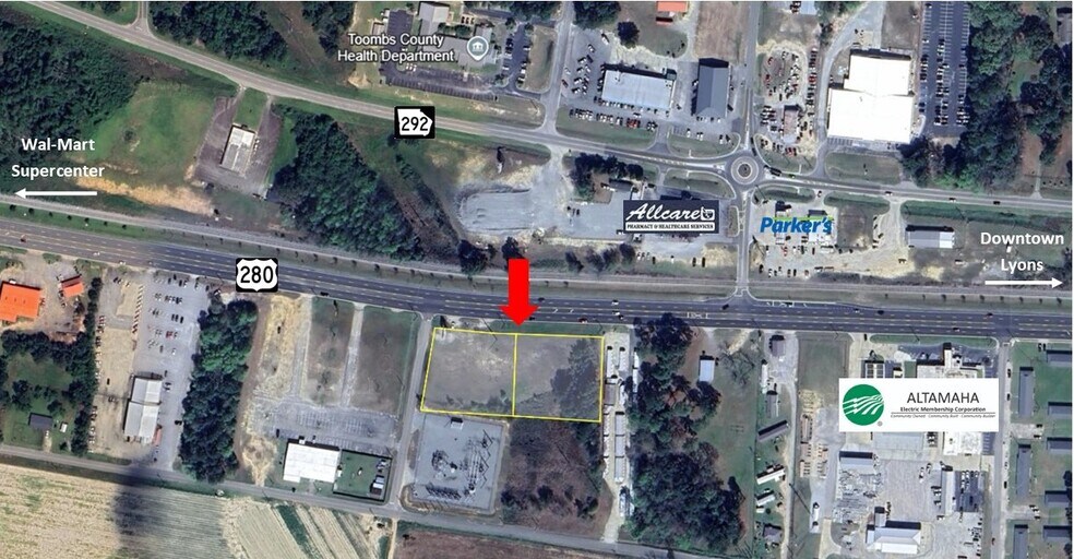 US 280, Lyons, GA à vendre - Photo du bâtiment - Image 1 de 1