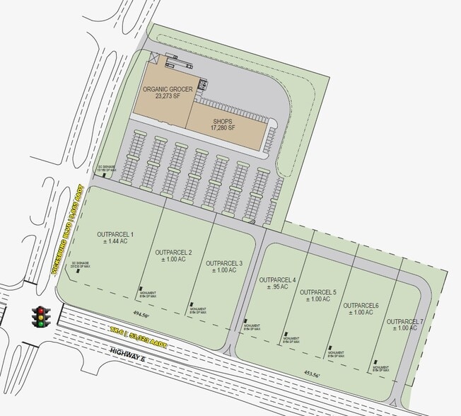 TX Highway 6 Hwy, Missouri City, TX for lease - Site Plan - Image 1 of 3