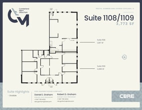 5521 N Cumberland Ave, Chicago, IL for lease Floor Plan- Image 1 of 2
