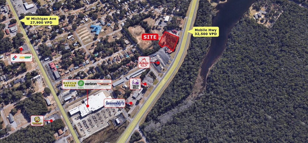 5400-Blk Mobile Hwy, Pensacola, FL à vendre - Photo du bâtiment - Image 3 de 6