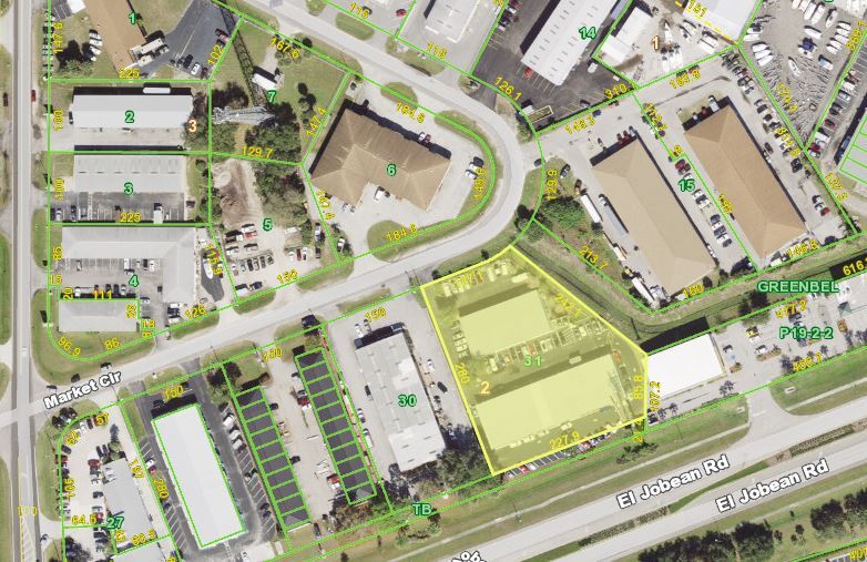 1264 Market Cir, Port Charlotte, FL for lease - Plat Map - Image 3 of 9