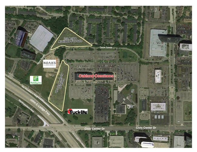 Plus de détails pour 20800 Civic Center Dr, Southfield, MI - Terrain à vendre