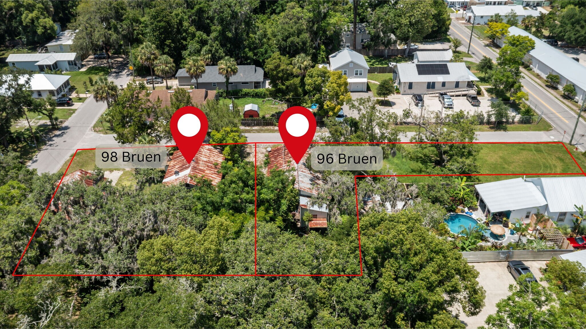 96 Bruen St, Saint Augustine, FL à vendre Aérien- Image 1 de 1