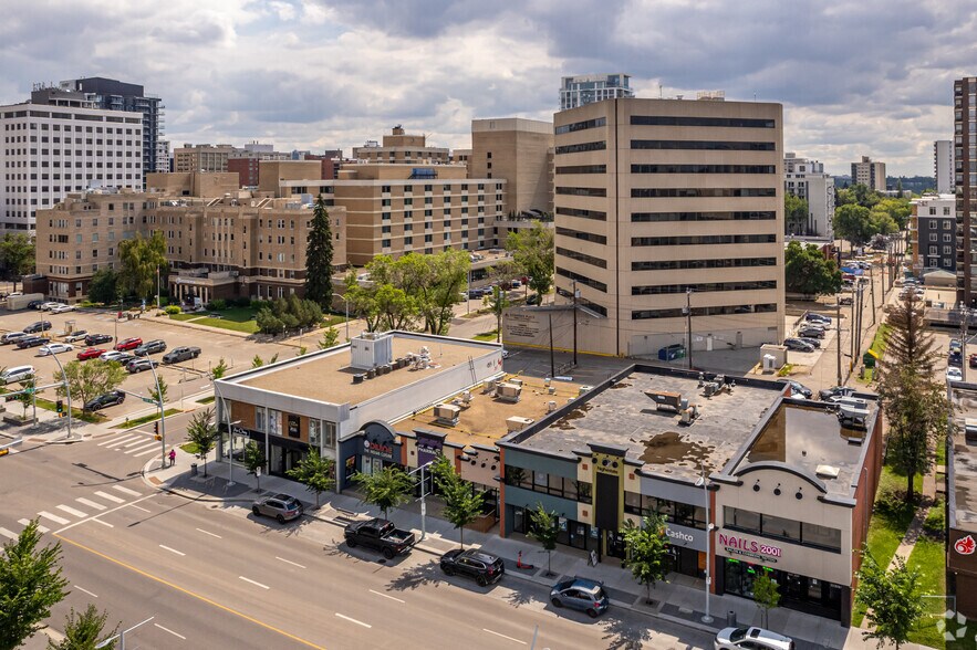11215-11219 Jasper Ave NW, Edmonton, AB à louer - Aérien - Image 3 de 3