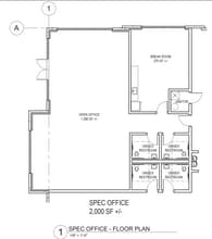 615 W Hurst Blvd, Hurst, TX for lease Floor Plan- Image 2 of 2