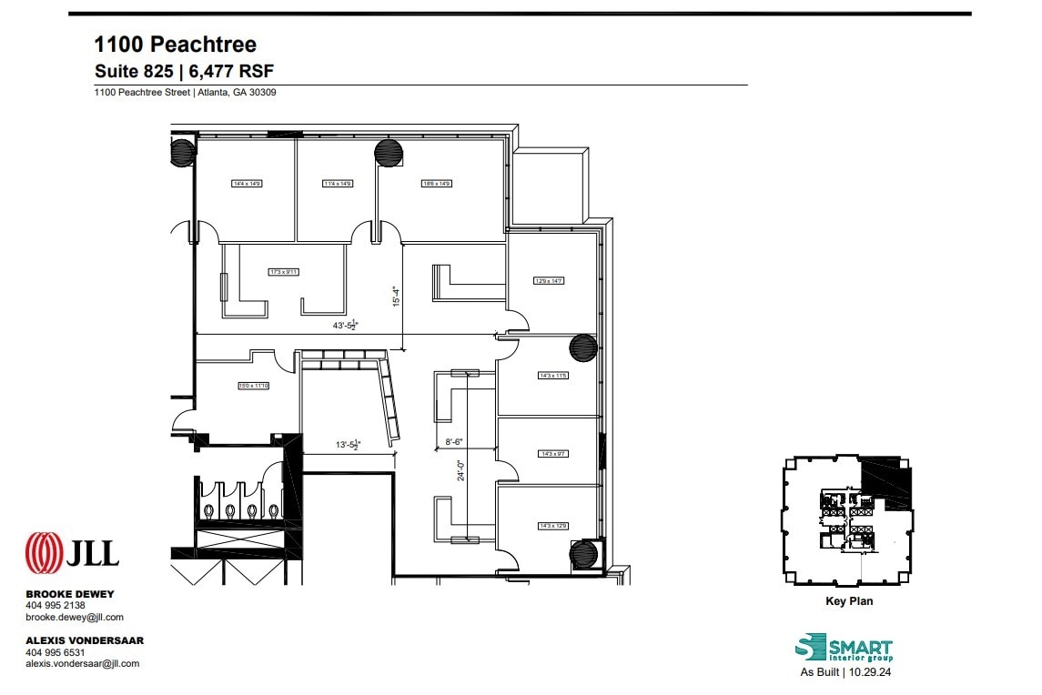 1100 Peachtree St NE, Atlanta, GA for lease Floor Plan- Image 1 of 1
